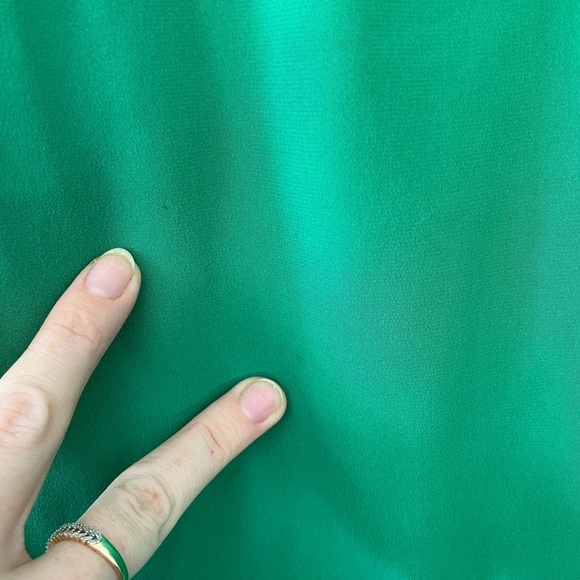 Maje silk blouse, green, small - Picture 5 of 6